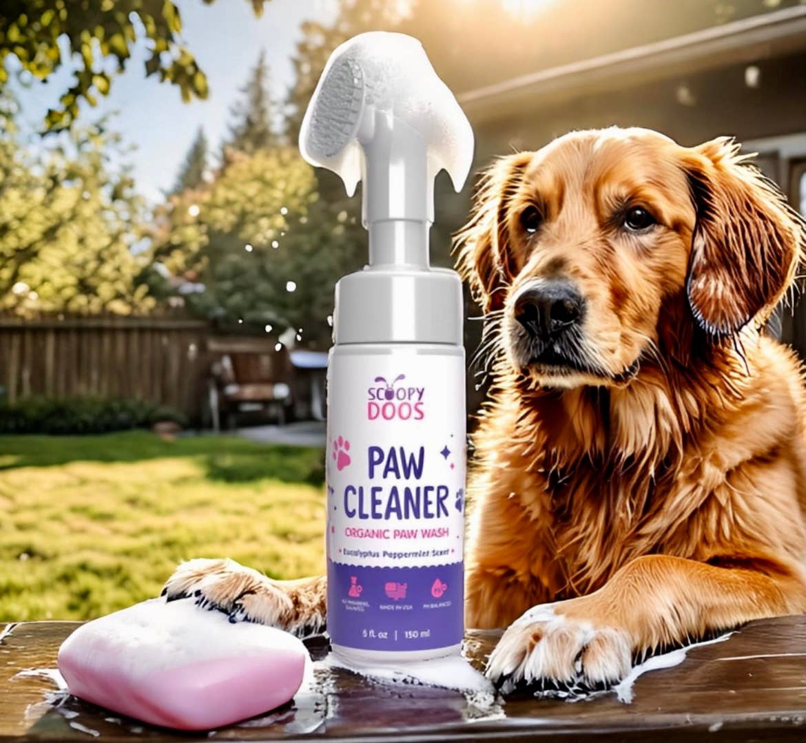 Organic No Rinse Foaming Paw Cleanser For Dogs