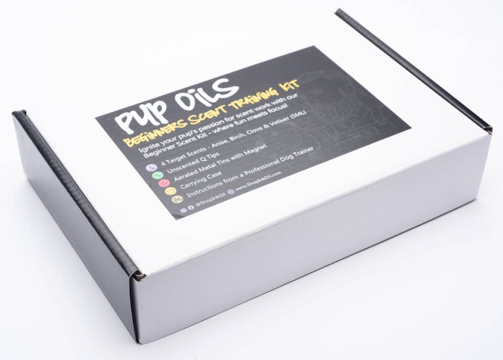 Pup Oils Beginners Scent Work Kit I Scent Training for Dogs