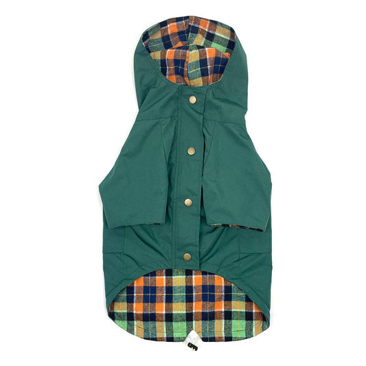 Dog Rain Jacket - Forest Green  (3.0)