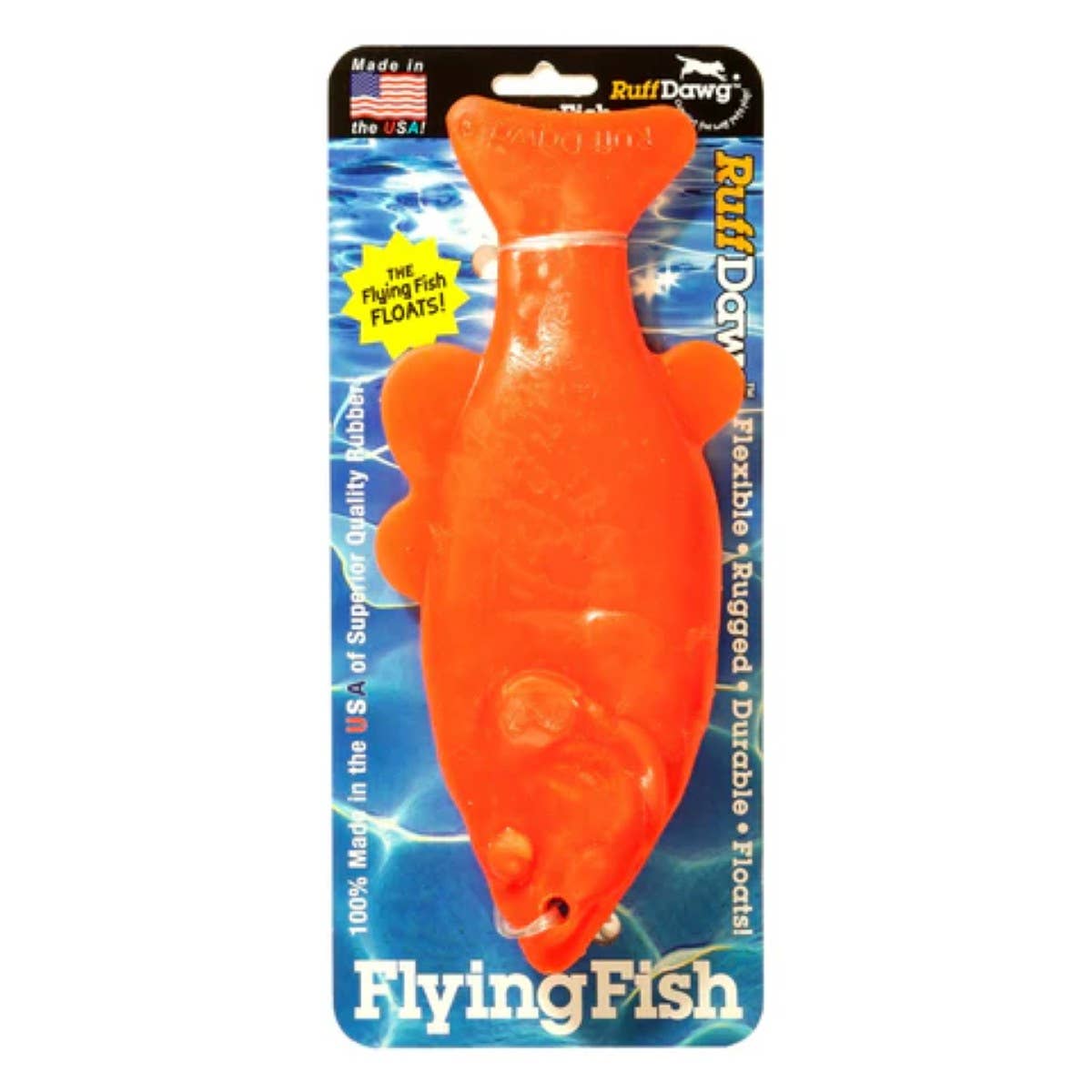 Ruff Dawg Flying Fish Dog Toy 9.5" x 3" x 1"