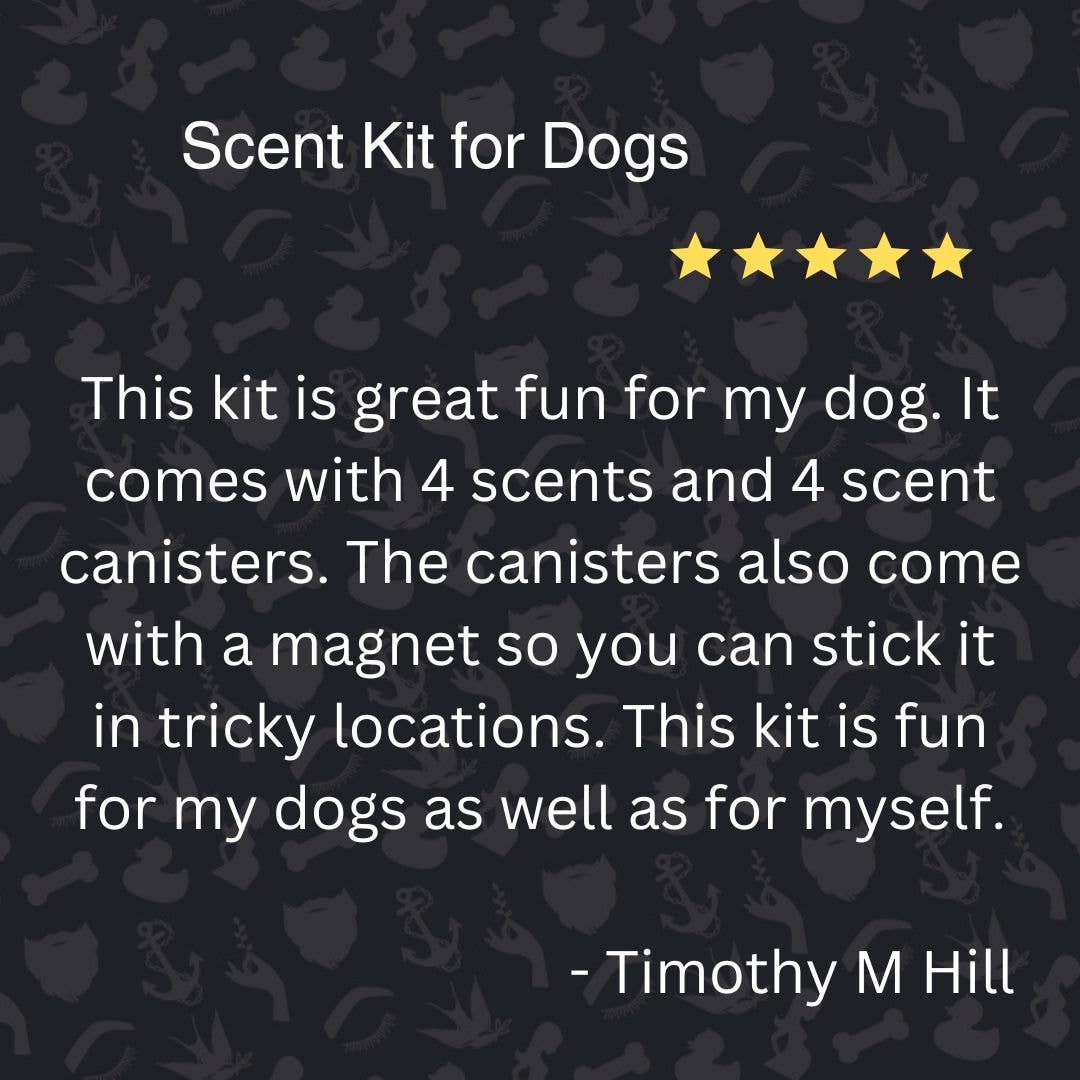 Pup Oils Beginners Scent Work Kit I Scent Training for Dogs