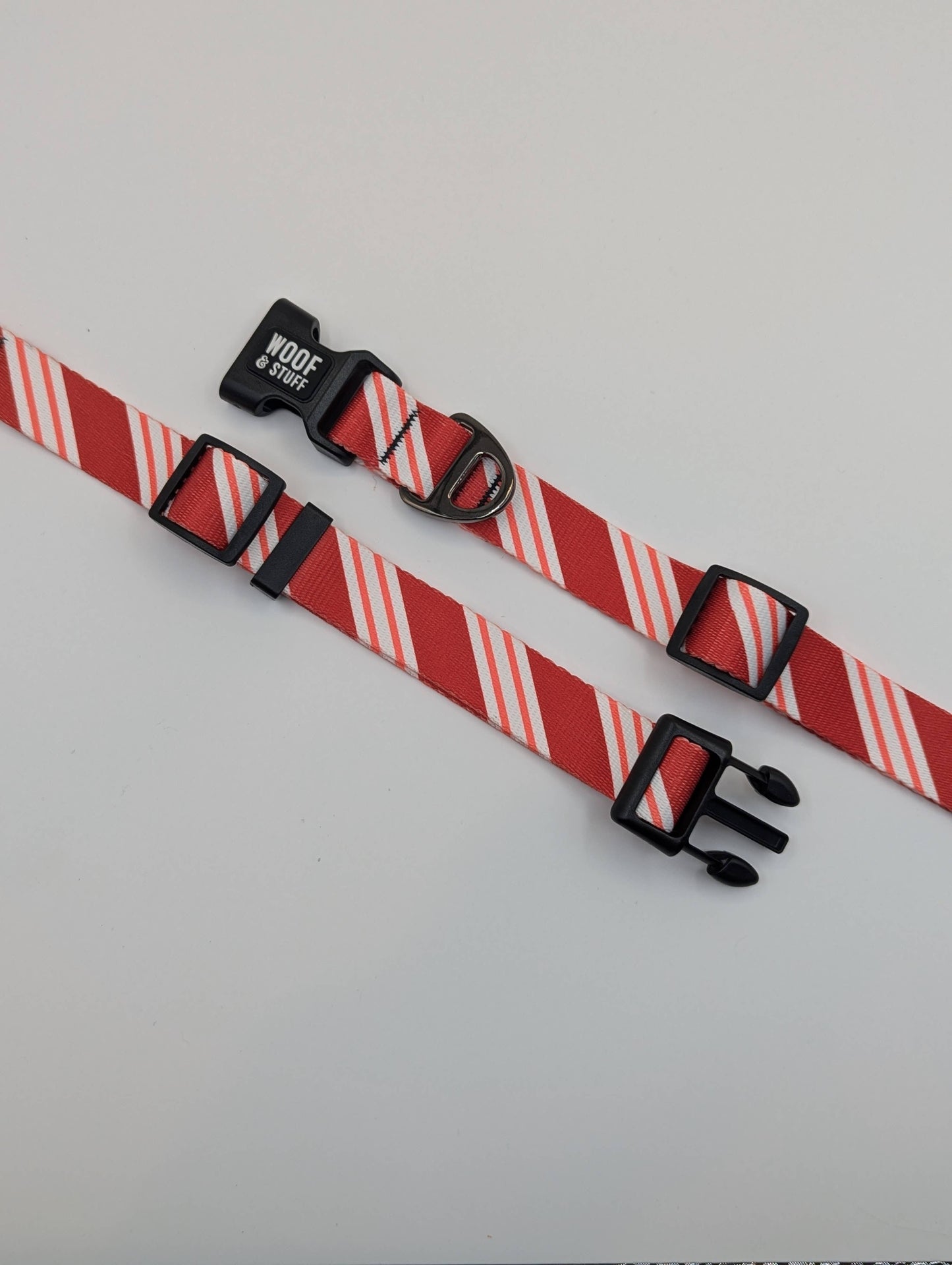 Candy Cane Christmas collar