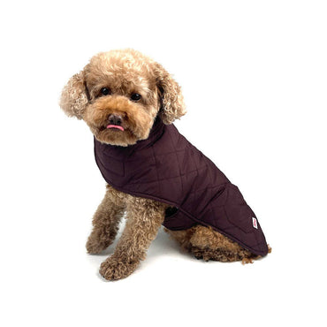 Poly Wool/Quilted Reversible Winter Coat