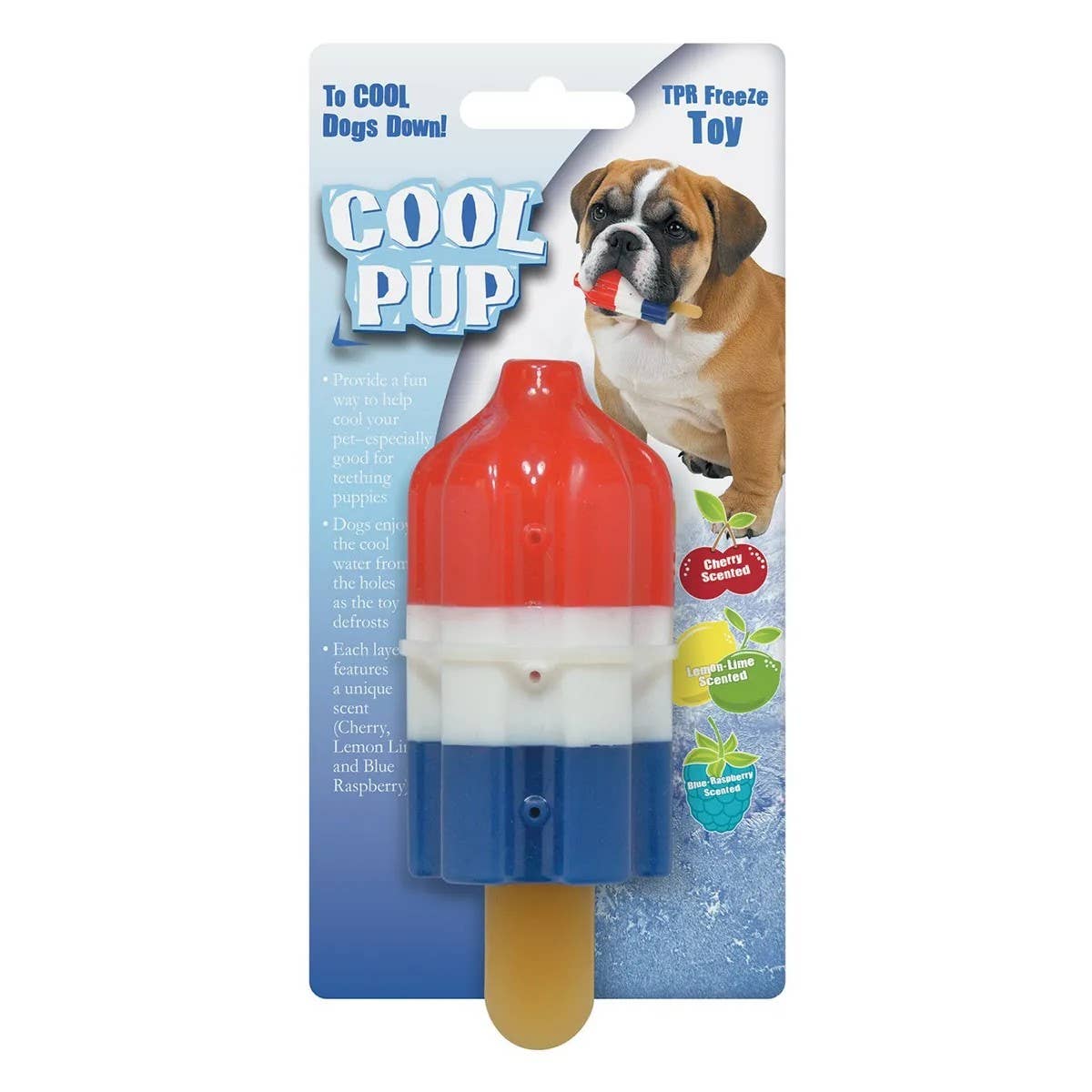 Cool Pup Toy Mini Rocket Pop Retail Display Strip 5-Piece