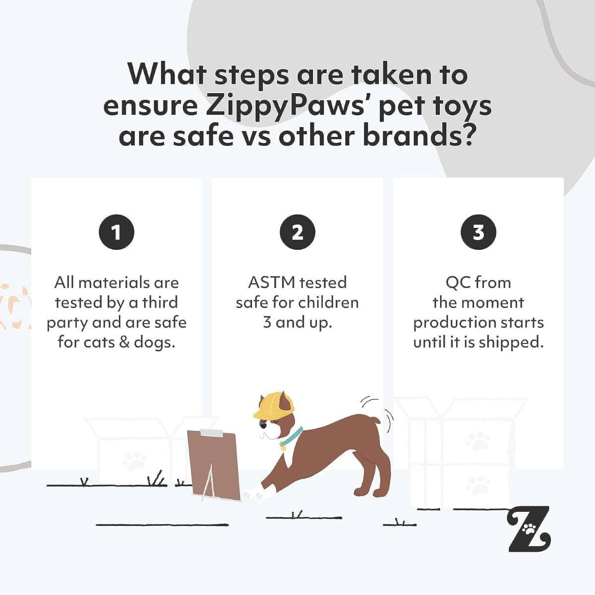 ZippyPaws Z-Stitch Skinny Peltz Dog Toys: Chipmunk