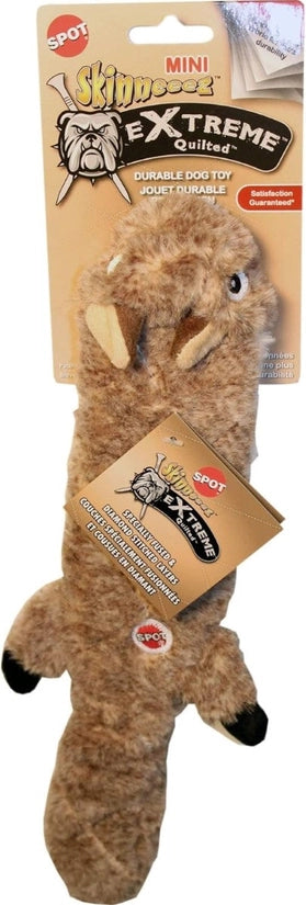 Skinneez Quilted Fox Plush Dog Toy