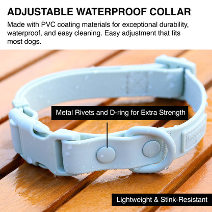 Soft-Touch Waterproof Dog Collar (Small, Medium, Large Dogs)