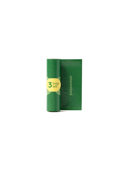 Earth Rated Unscented Poop Bags 120ct on 8 Refill Rolls 12cs