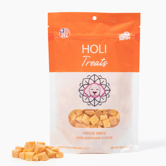 HOLI Cheddar Cheese Freeze-Dried Dog Treats
