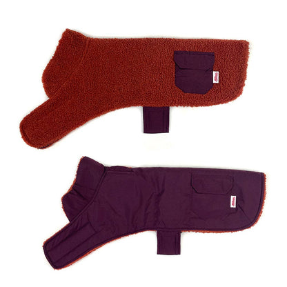 Reversible Puffer/Teddy Fleece Coat- 3 Color Options