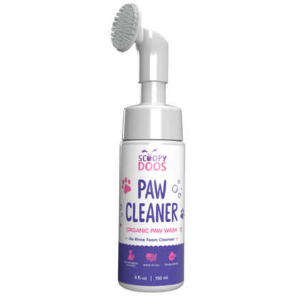 Organic No Rinse Foaming Paw Cleanser For Dogs