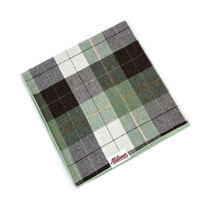 Square Dog Bandana - Hiking  in the Woods Plaid