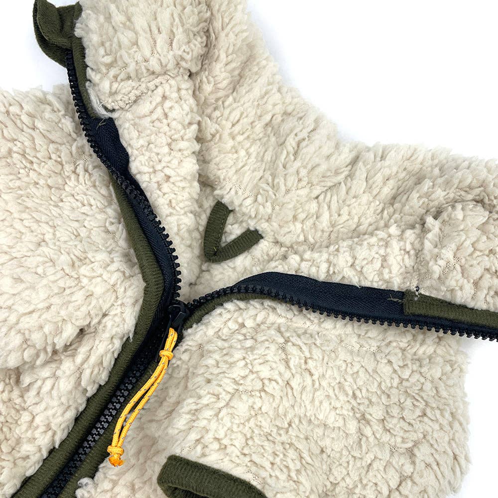 Sherpa Fleece Dog Coat