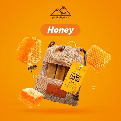 Large Flavored Yak Chews- Pumpkin, Honey, Turmeric, Coconut, Flaxseed or Strawberry
