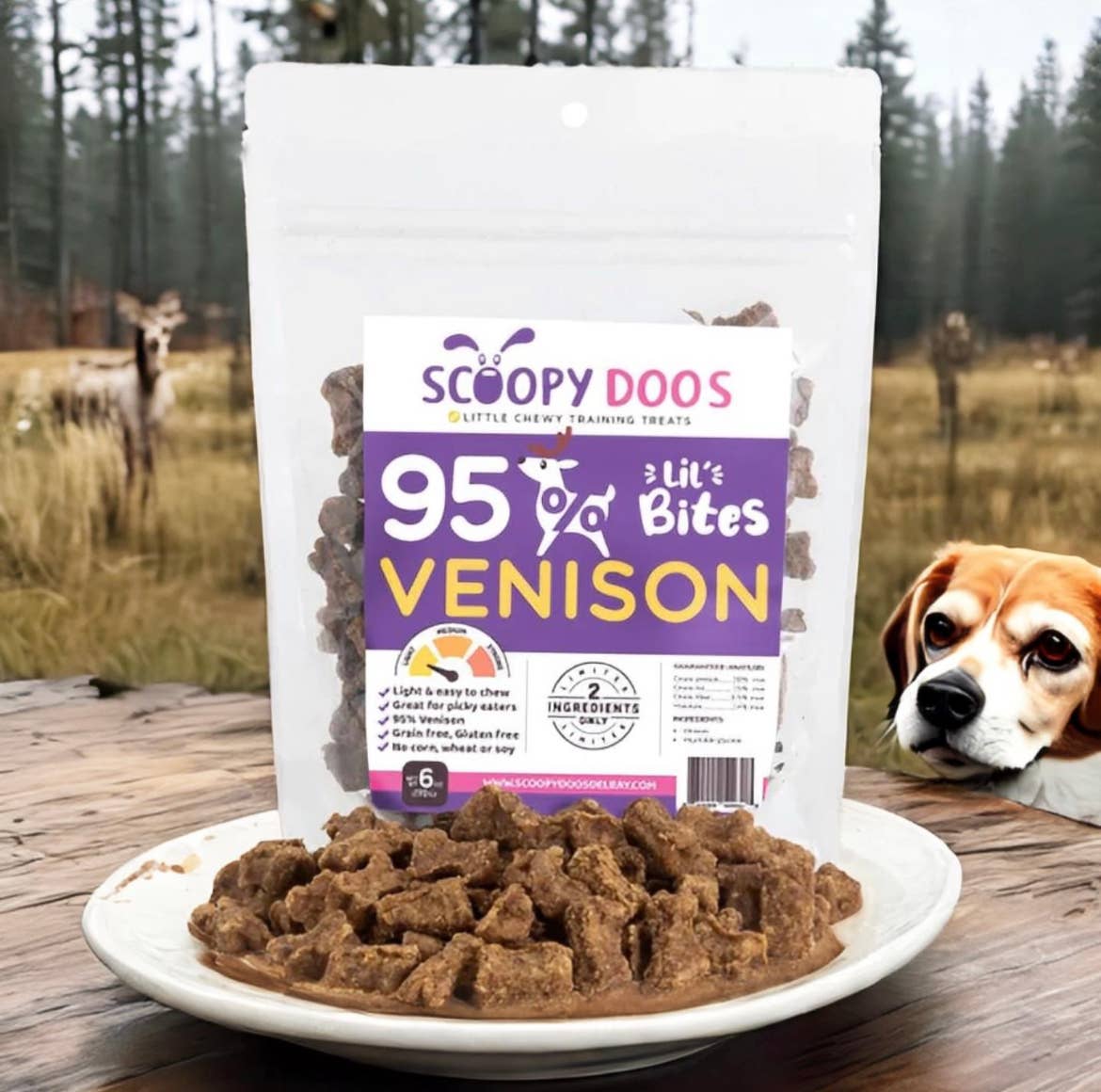 95% Venison Training Treats