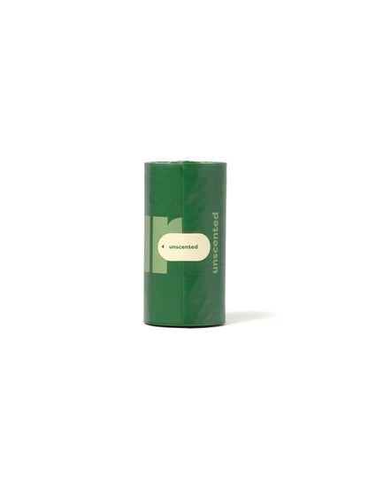 Earth Rated Unscented Poop Bags 120ct on 8 Refill Rolls 12cs