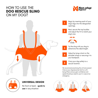 Non-Stop Dogwear Rescue Sling