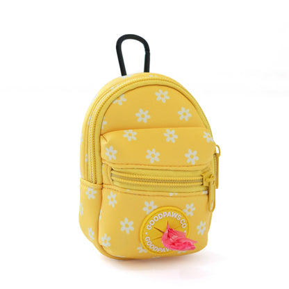 2-in-1 Soft Poop Bag Dispenser Treat Bag Mini Backpack