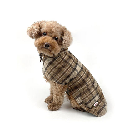Poly Wool/Quilted Reversible Winter Coat