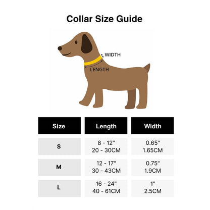 Soft-Touch Waterproof Dog Collar (Small, Medium, Large Dogs)