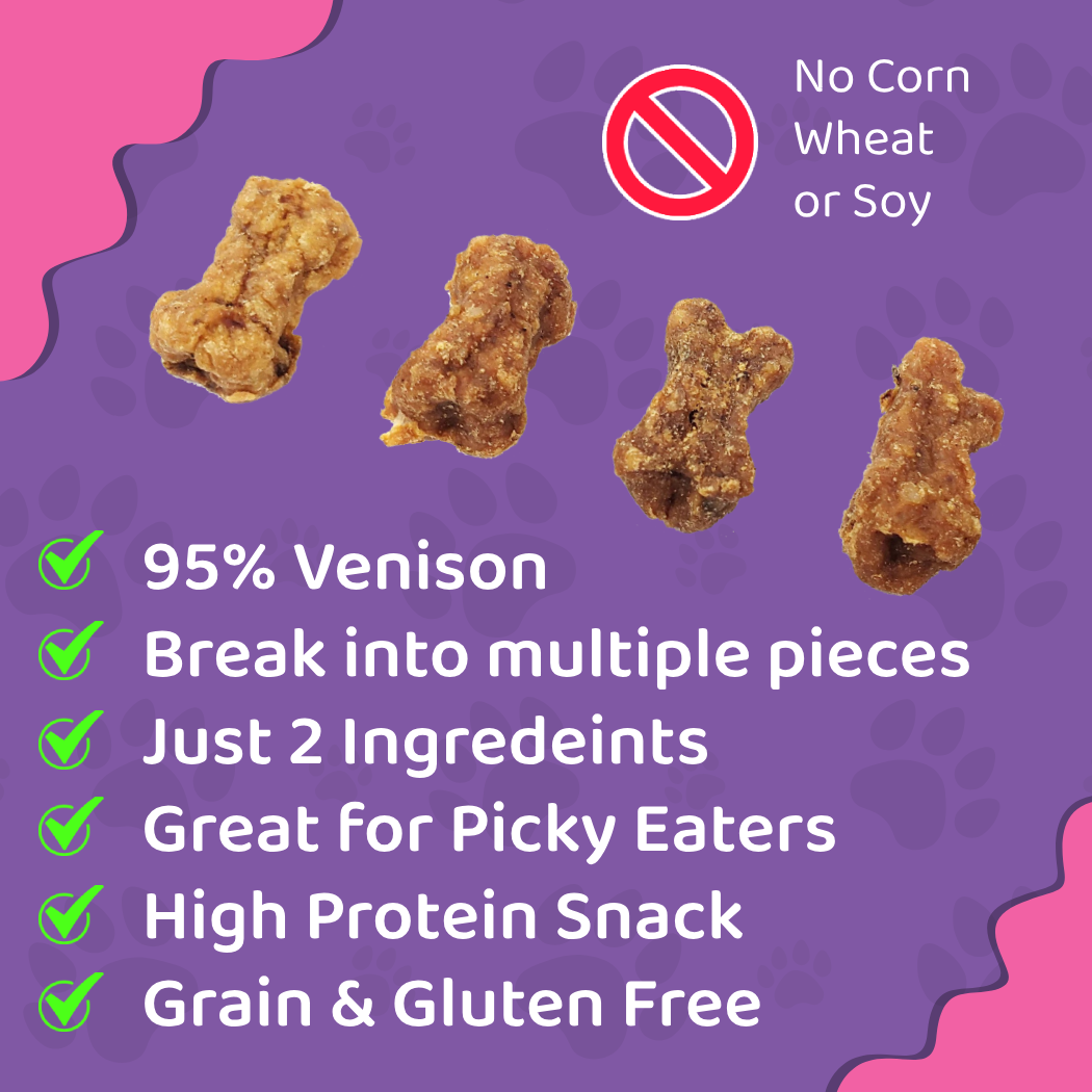 95% Venison Training Treats