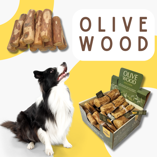 NEW Olive Wood chews! 100% natural chews