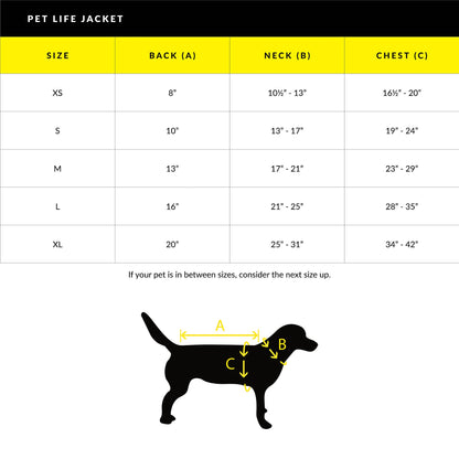 Body Glove Ripstop Pet Life Jacket