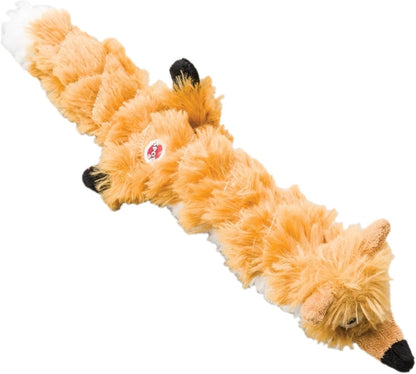 Skinneez  Quilted Fox Plush Dog Toy